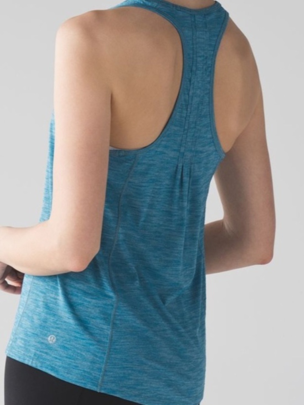 lululemon athletica Hotwave Racerback Tank in Heathered Tofino Teal